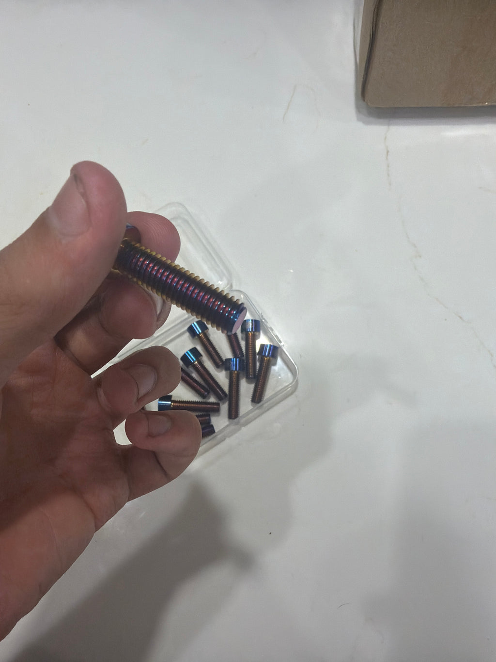 Titanium Handlebar Clamp Bolts Custom made