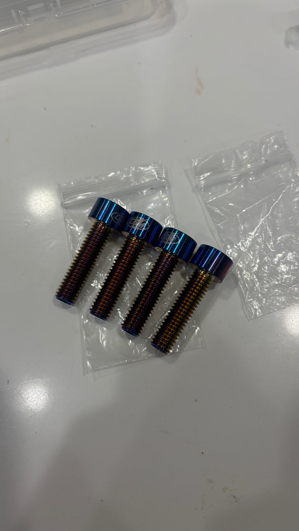 Titanium Handlebar Clamp Bolts Custom made