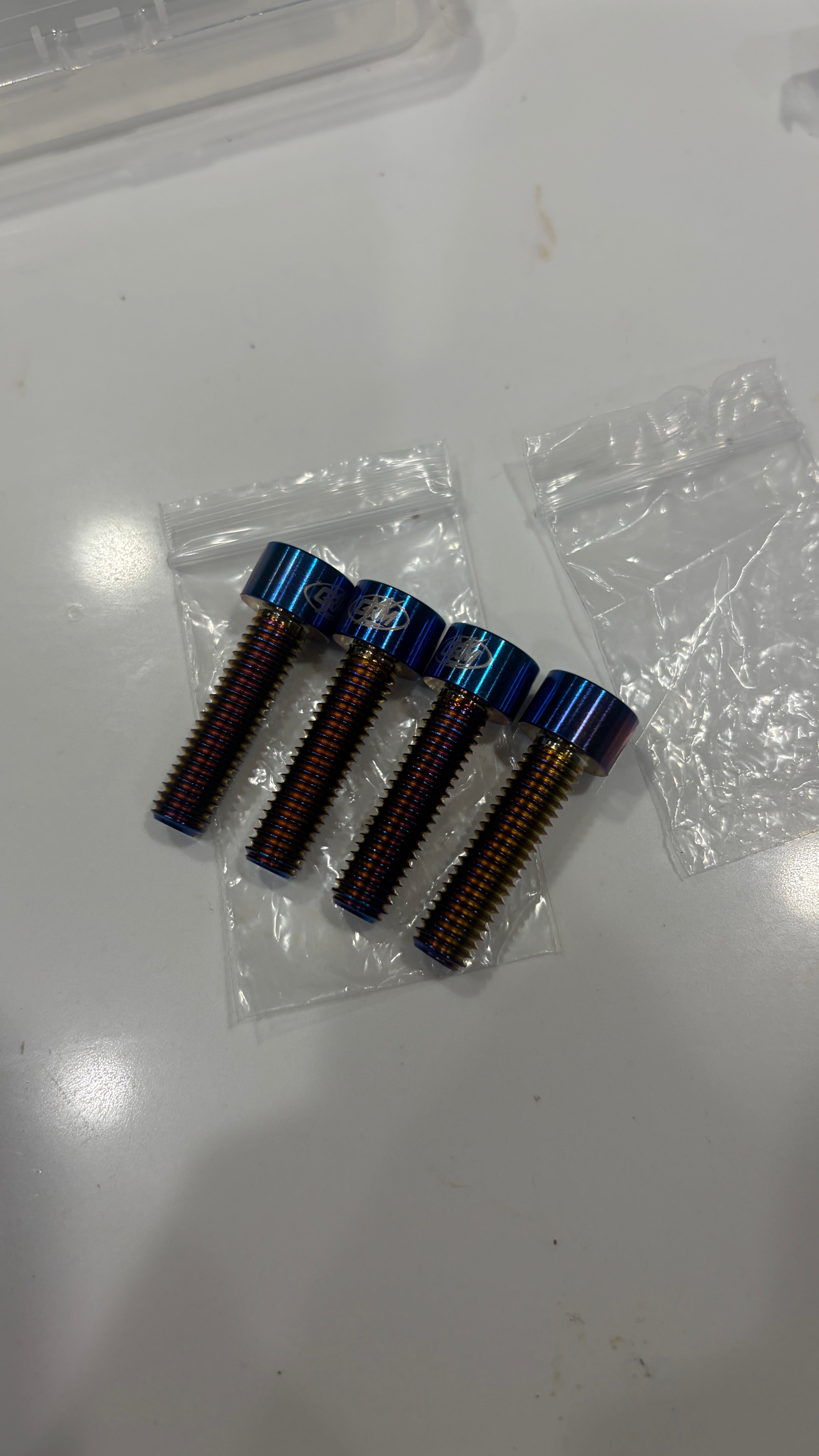Titanium Handlebar Clamp Bolts Custom made